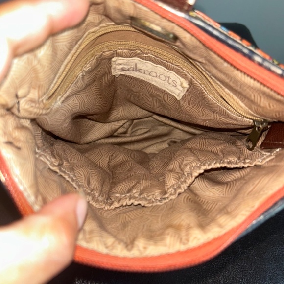 Sakroots Wrapped Canvas Owl Paisley Print Crossbody Bag - Picture 12 of 17